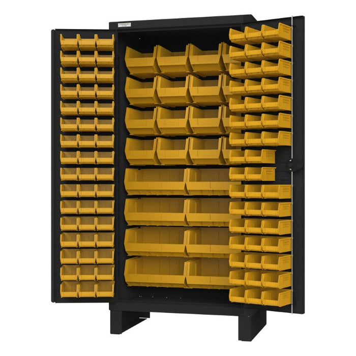 3702-120-08T Cabinet, 120 Yellow Bins