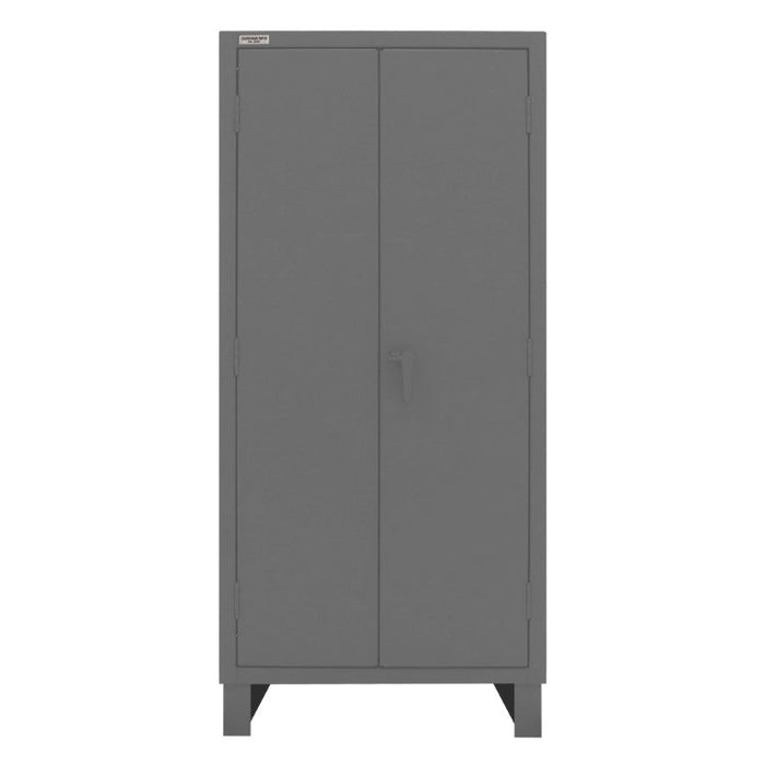 3702-16-3S-5295 Cabinet, 3 Shelves, 16 Blue Bins