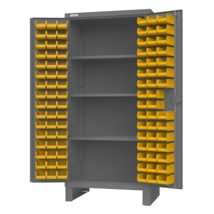 3702-94-3S-95 Cabinet, 94 Yellow Bins, 3 Shelves