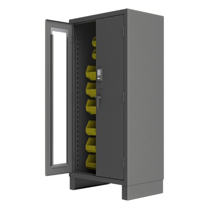 3702CXC-30B-95 Access Control Cabinet, 30 Yellow Bins