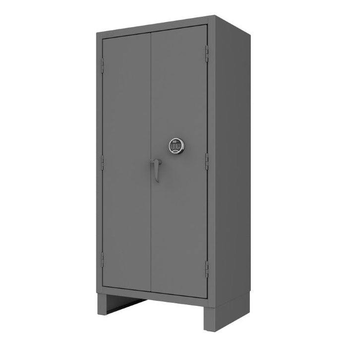 3702PL-4S-95 Access Control Cabinet, 4 Shelves, Gray