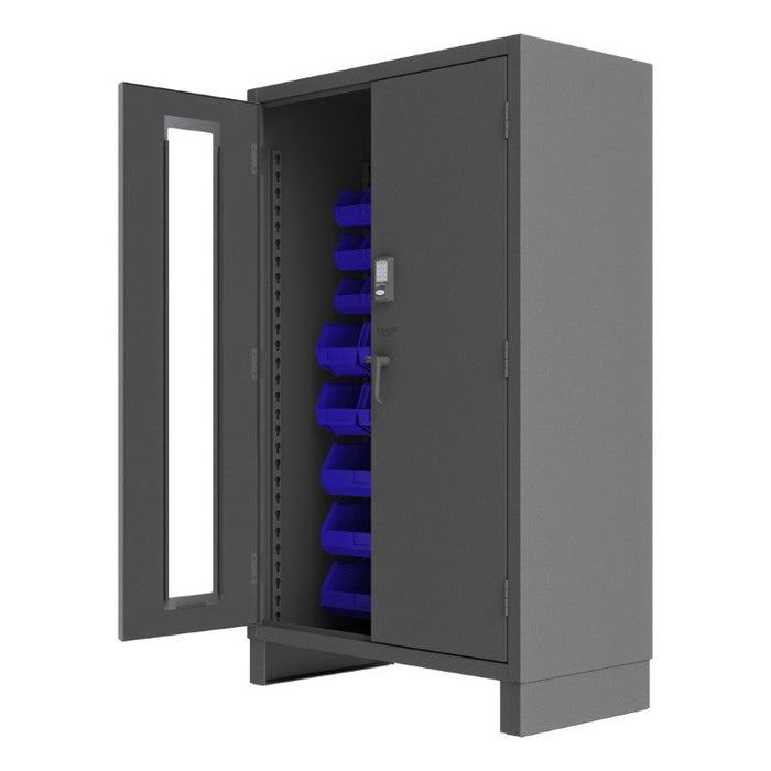 3703CXC-42B-5295 Access Control Cabinet, 42 Blue Bins