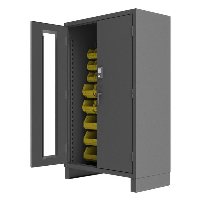 3703CXC-42B-95 Access Control Cabinet, 42 Yellow Bins