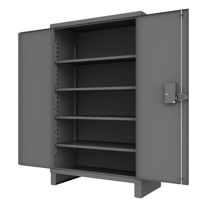 3703PL-4S-95 Access Control Cabinet, 4 Shelves, Gray