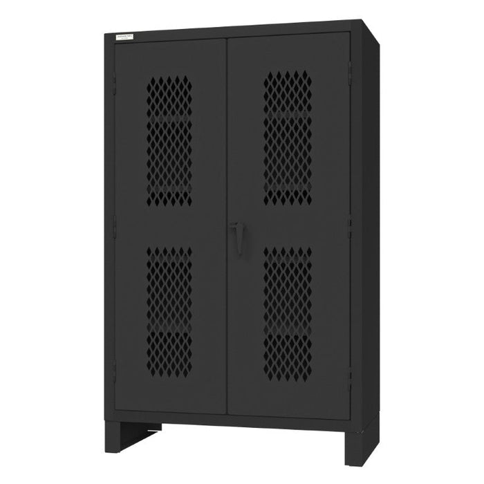 3703V-4S-08T Cabinet, 4 Shelves, Black