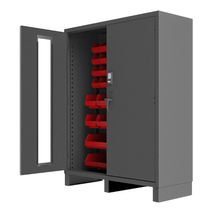 3704CXC-54B-1795 Access Control Cabinet, 54 Red Bins