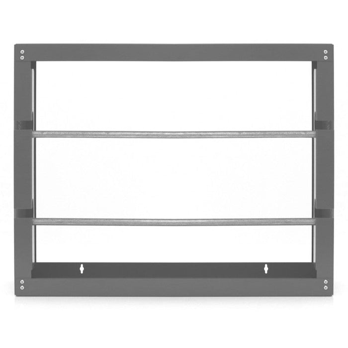 384-95 Wire Spool Rack, 2 Rods, Gray