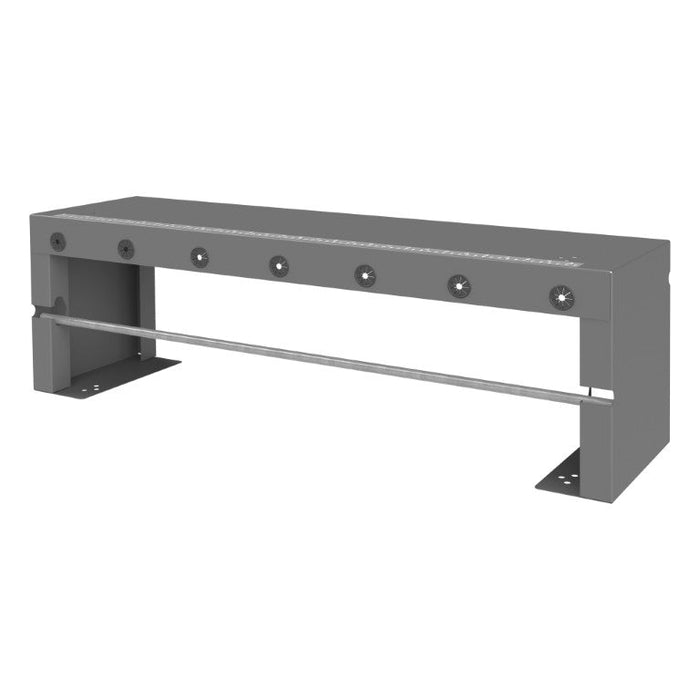 387-95 Wire Spool Rack Attachment, 2 Rod, Gray