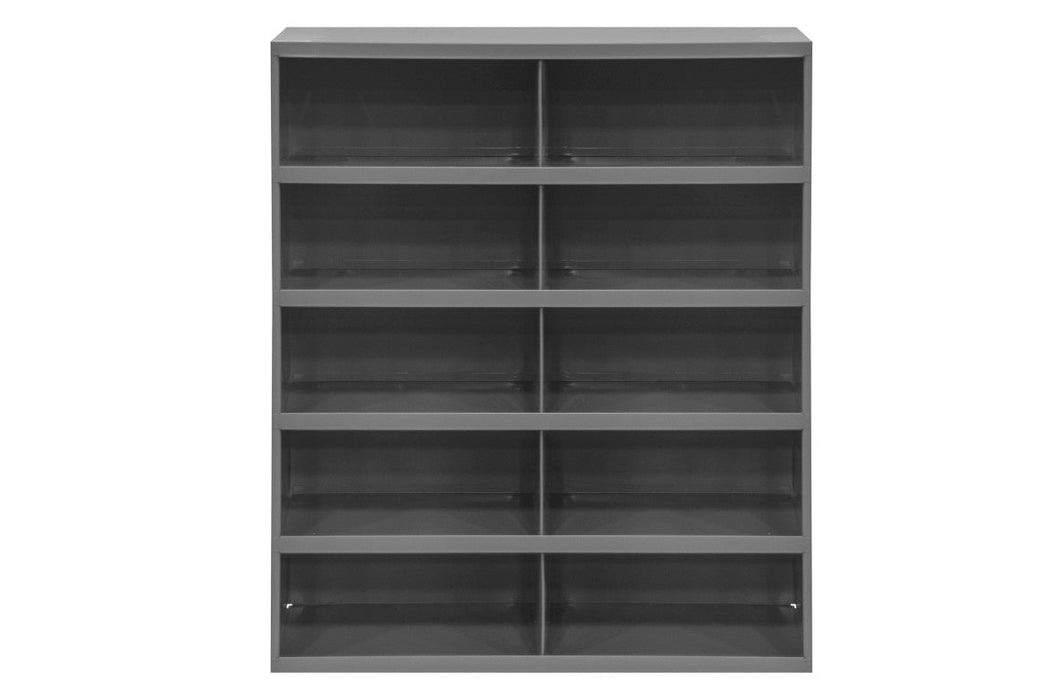 397-95 12" Deep, 10 Opening Bin, Gray