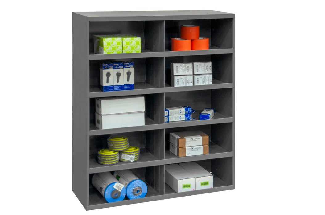 397-95 12" Deep, 10 Opening Bin, Gray