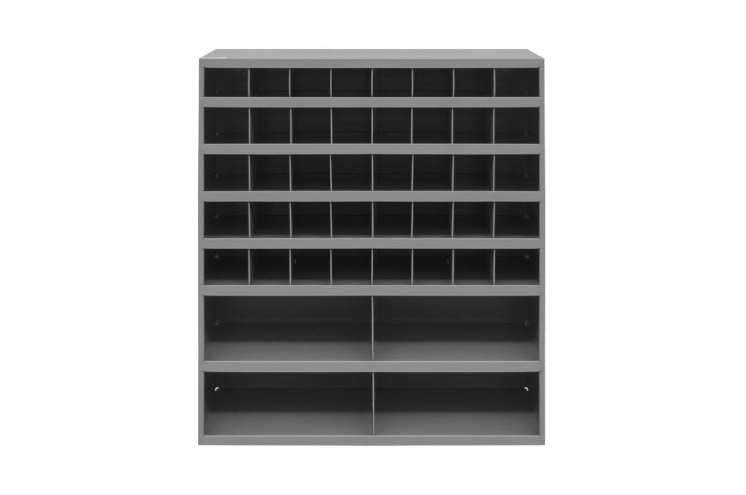 398-95 12" Deep, 44 Opening Bin, Gray
