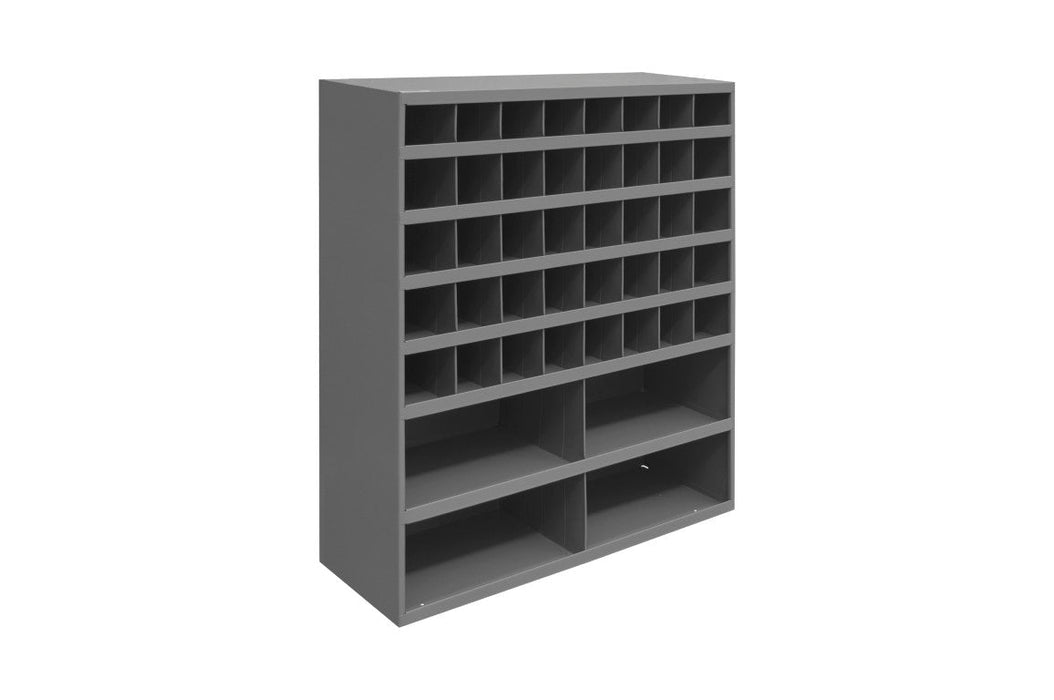 398-95 12" Deep, 44 Opening Bin, Gray