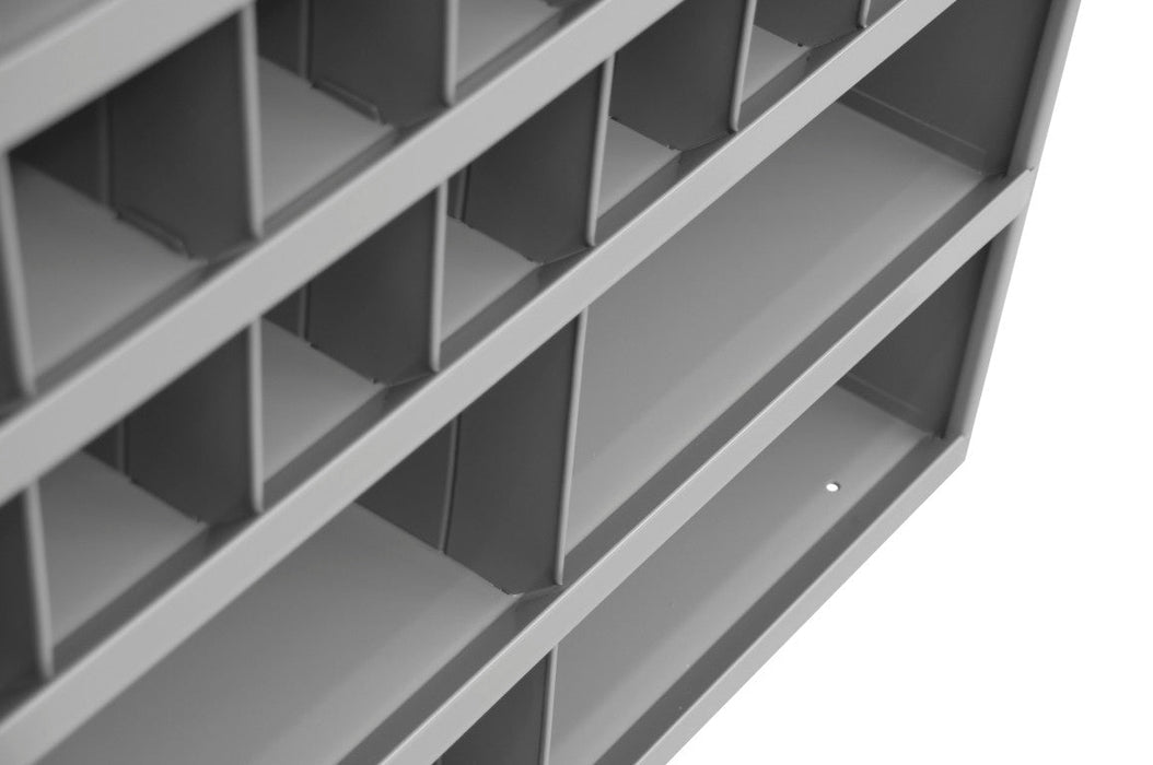 398-95 12" Deep, 44 Opening Bin, Gray