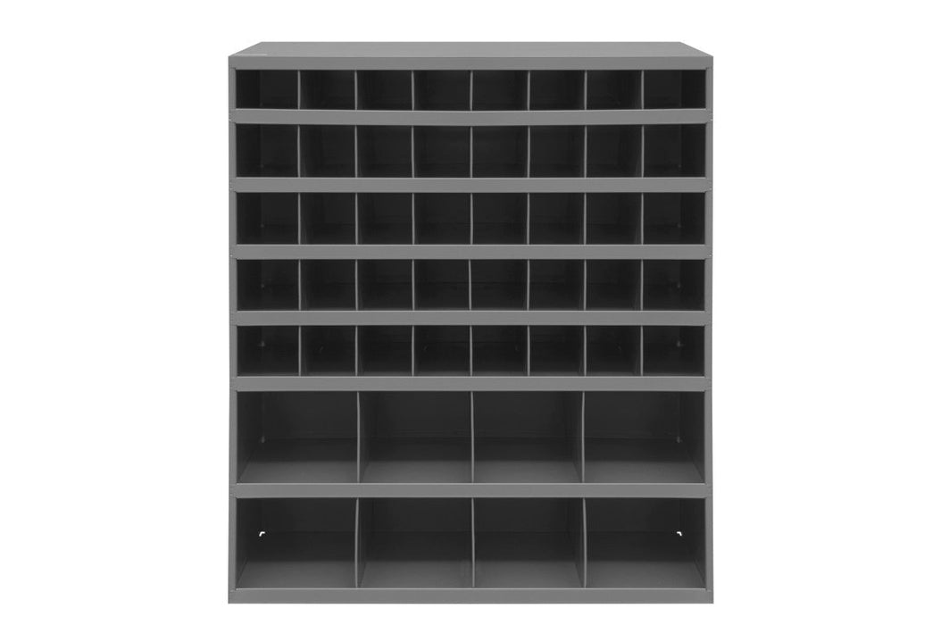 399-95 12" Deep, 48 Opening Bin, Gray