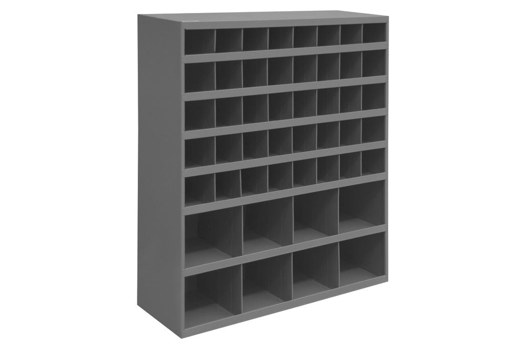 399-95 12" Deep, 48 Opening Bin, Gray