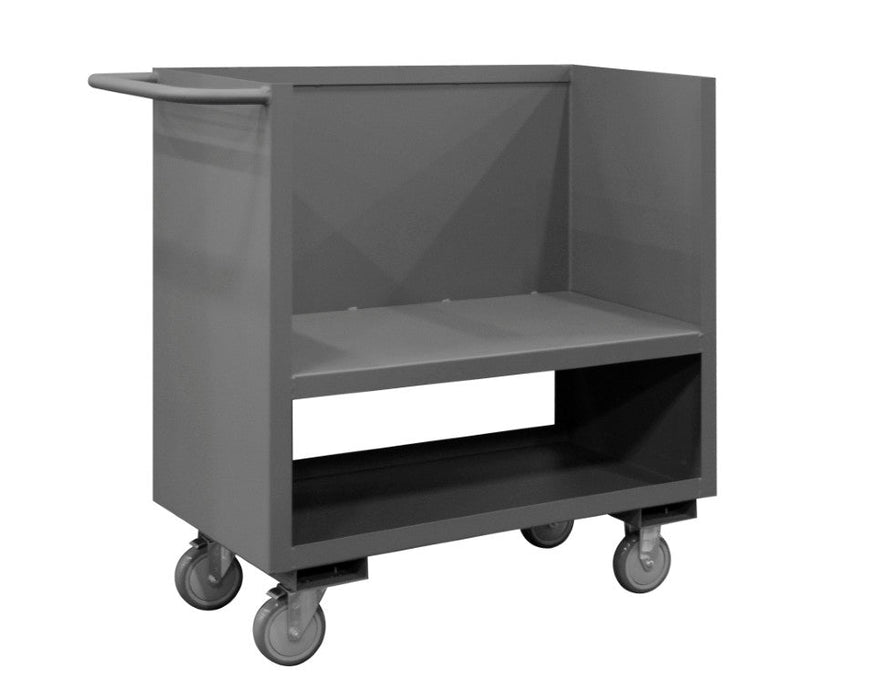 3SLT-1836-1.2K-95 3 Sided Solid Truck, 2 Shelves