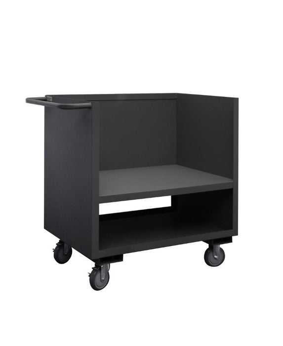 3SLT-2436-1.2K-95 3 Sided Solid Truck, 2 Shelves