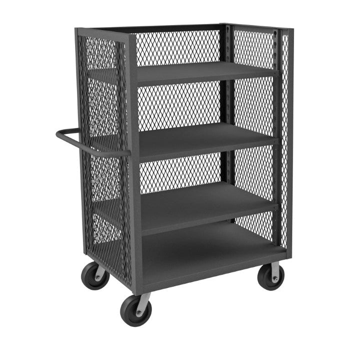 3ST-EX2436-3AS-95 3 Sided Truck, 3 Adjustable Shelves