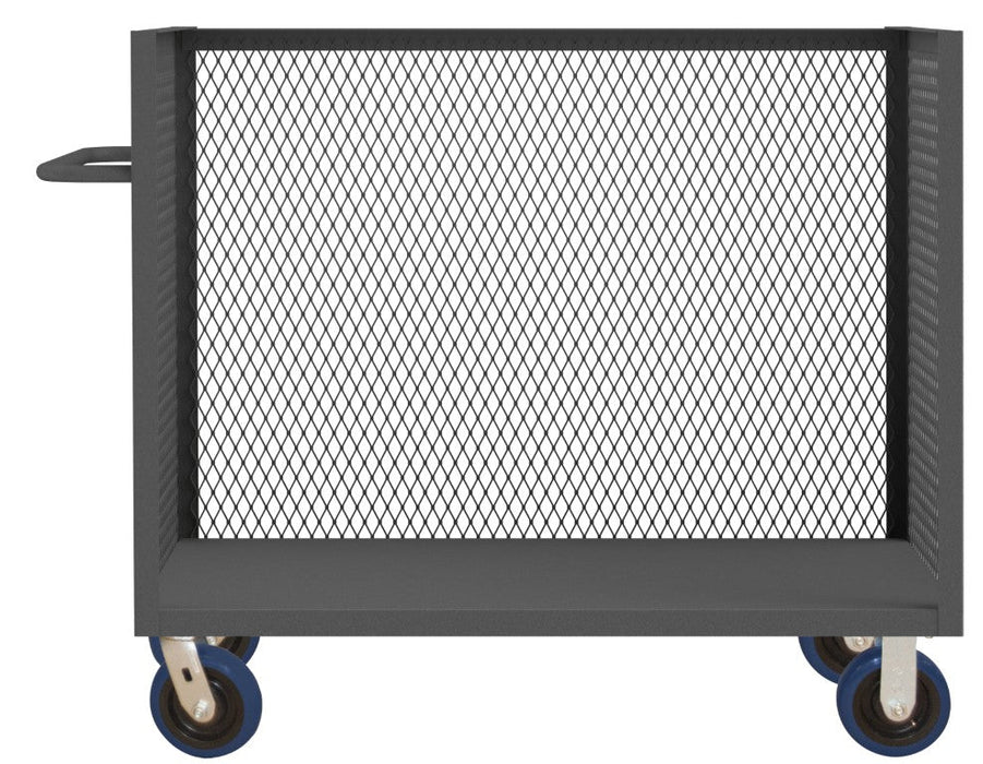 3ST-EX244845-8PU-95 3 Sided Mesh Truck, Base Shelf Only