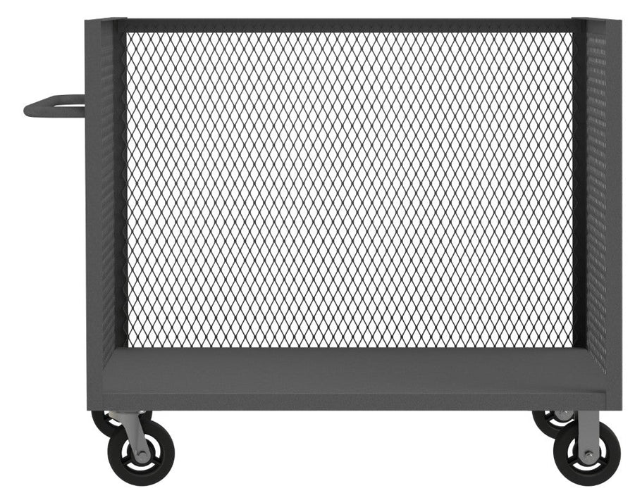 3ST-EX304845-8MR-95 3 Sided Mesh Truck, Base Shelf Only