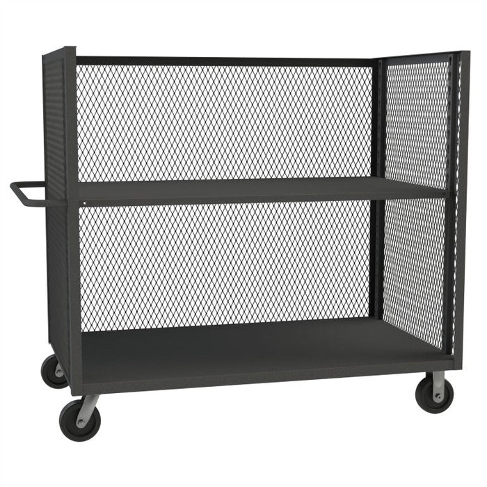 3ST-EX3660-1AS-95 3 Sided Mesh Truck, 1 Adjustable Shelf