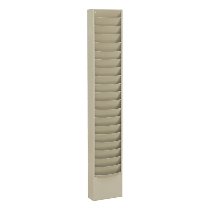 401-75 Literature Rack, 23 Pockets, Tan