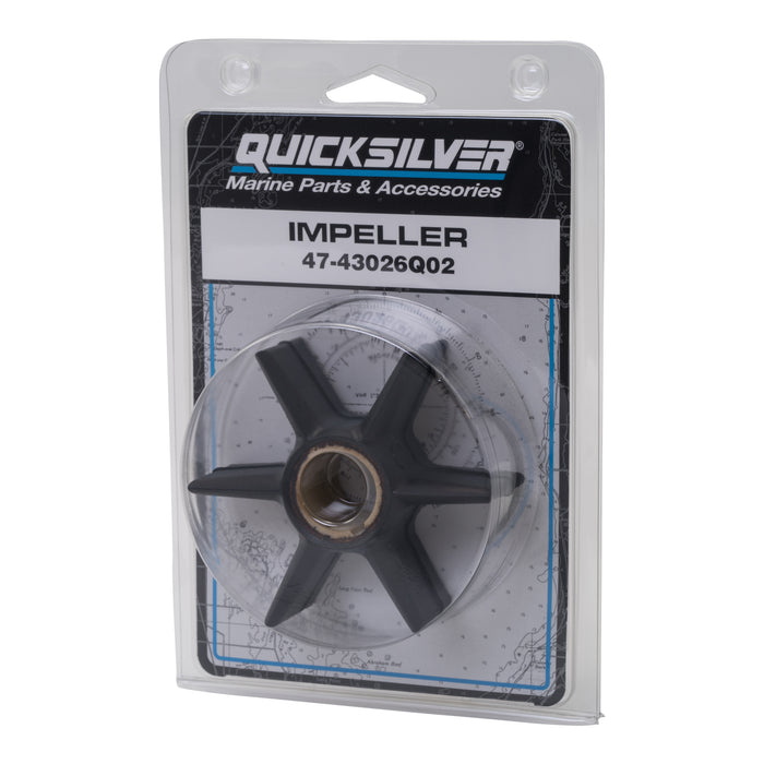 Quicksilver 43026Q02 Water Pump Impeller for Select Mercury 4-Stroke Outboards and MerCruiser Alpha Gen II Sterndrives
