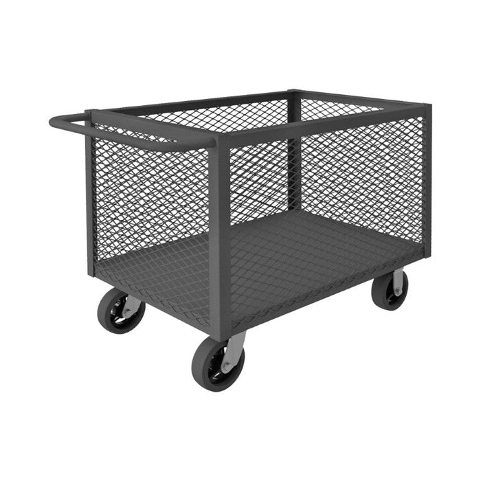 4ST-EX-306033-6MR-95 4 Sided Mesh Box Truck, Tubular Handle