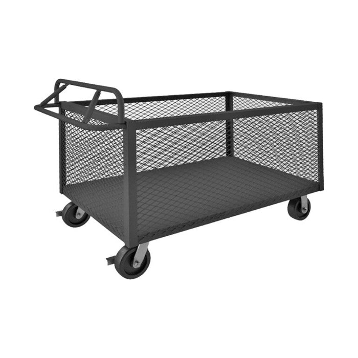 4STE-EX-2436-95 4 Sided Mesh Box Truck, Ergonomic Handle