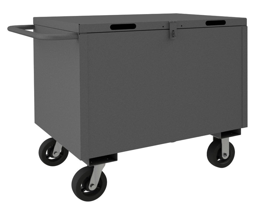4STHC-SM-2436-6MR-95 4 Sided Solid Box Truck, Hinged Cover