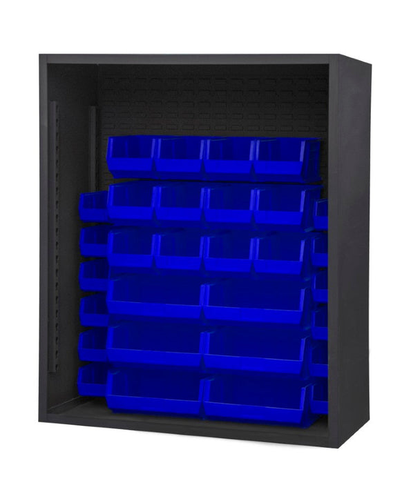 5014-30-5295 Enclosed Shelving, 30 Blue Bins