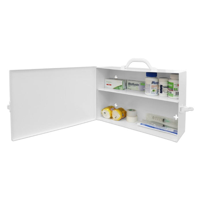 532-43 7Fx First Aid Cabinet, 2 Shelf, White