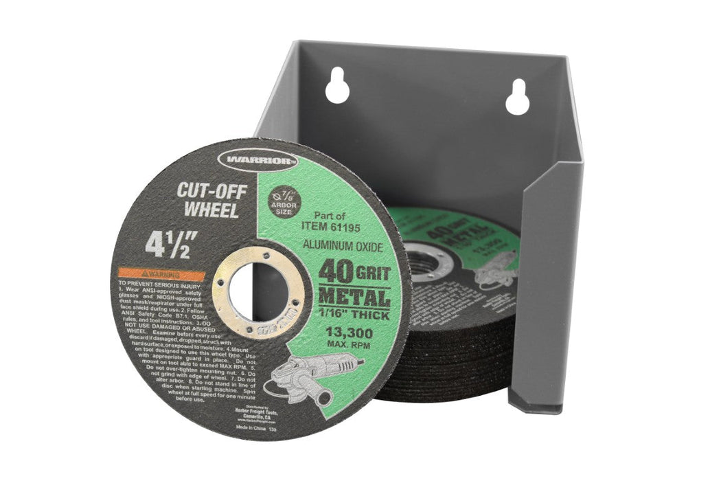 557-95 4-1/2" Cut-Off Wheel Dispenser, Gray