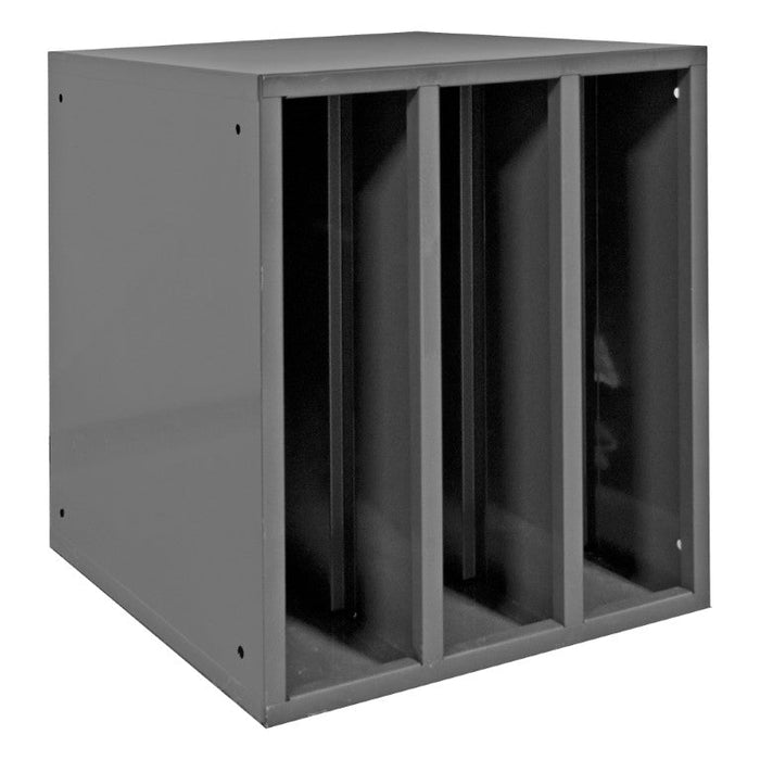 583-95 Hose Cabinet, 3 Openings, Gray