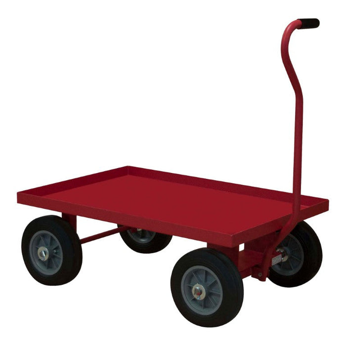 5WT-2436-LU-10PN-17T 5th Wheel Truck, (4) Rigid, Red