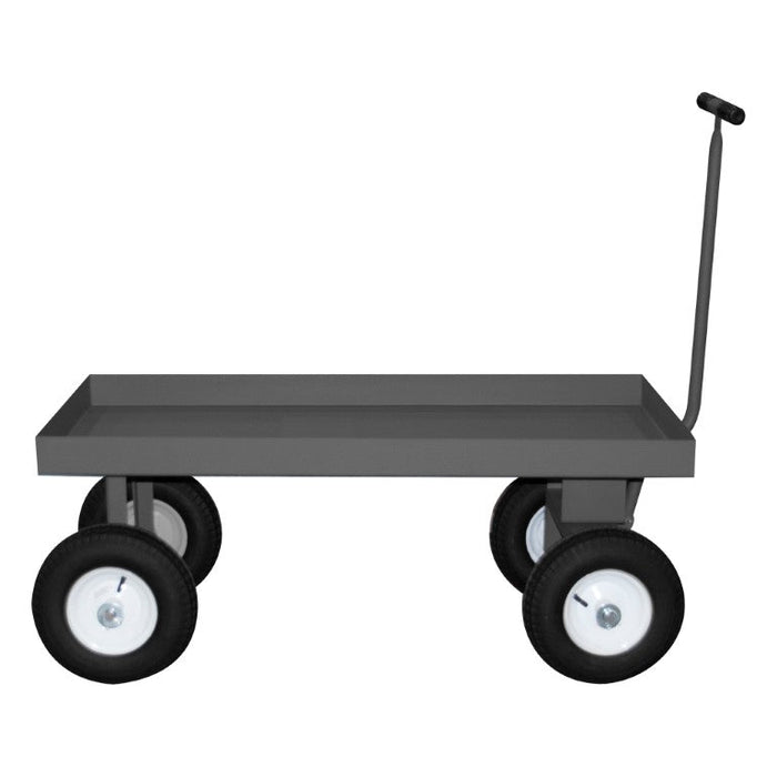 5WT3-3060-LU-12PN-95 5th Wheel Truck, (4) Rigid, Gray