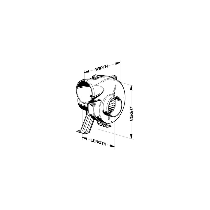 PAR 12V BLOWER FLEX-MOUNT 4