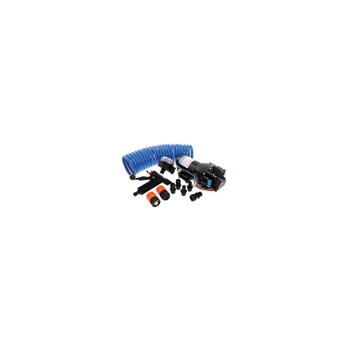 12V 5GPM 70PSI WASHDOWN KIT HOTSHOT KIT W/ 25'HOSE COIL SELF-PRIMING UP TO 8 FT.