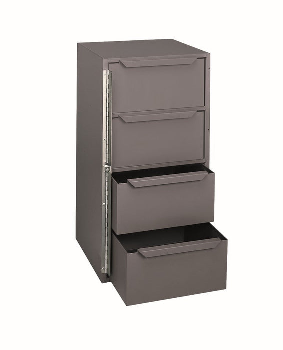 610-95 4 Drawer, Steel, Pad-Lockable Hinge