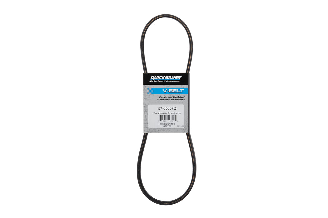 Quicksilver 65607Q V Belt, 37" Long, for Select MerCruiser 3.0L Alpha One, TKS & MPI EC Sterndrive Engines