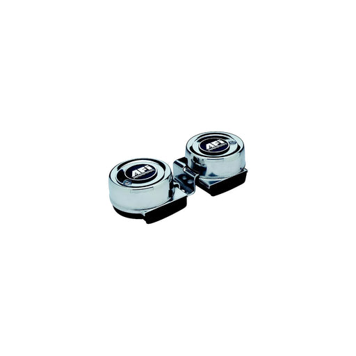 Marinco Mini Twin Electric Horn With Stainless Steel Cover - Marine-grade replacement part for boats and horns