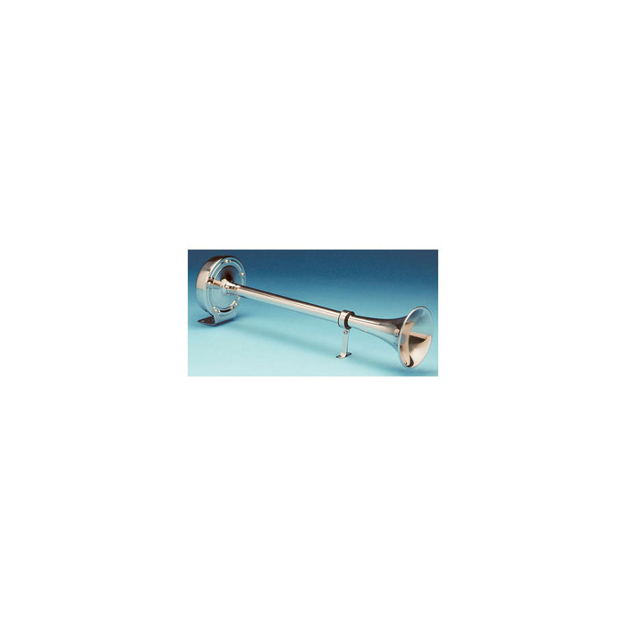 Marinco Single Trumpet Electric Horn Stainless Steel - Marine-grade replacement part for boats and horns