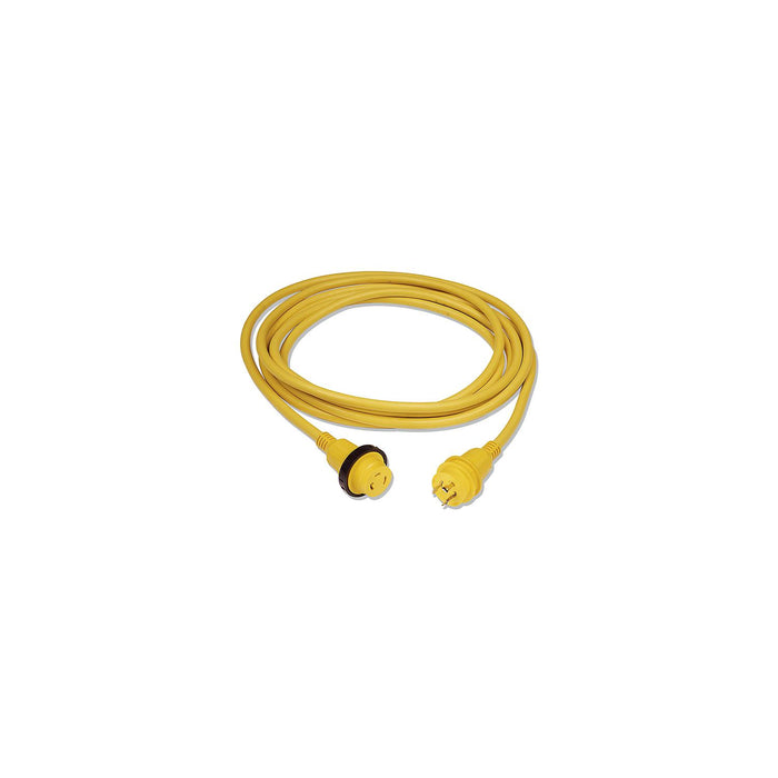 Marinco 199117 30A/125V Powercord Plus?« ShorePower Cordset w/LED, 25' Yellow