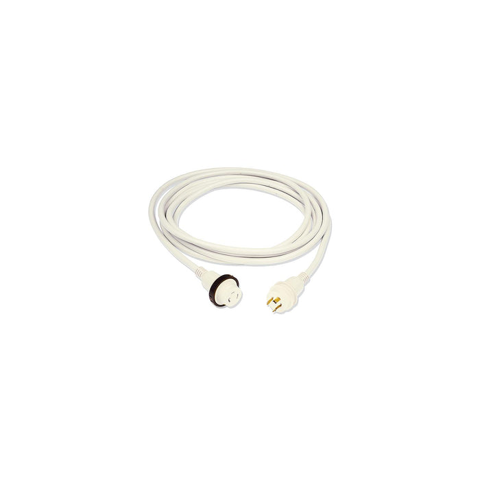 Marinco 25SPPW 30A/125V Powercord Plus ShorePower Cordset w/LED, 25' White
