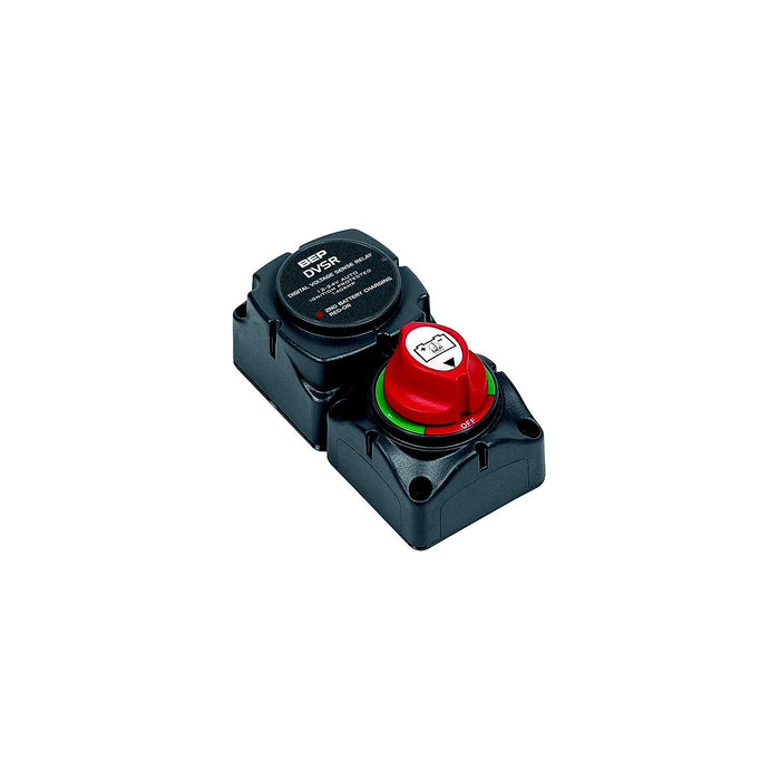 Marinco Digital Voltage Sensing Relay (VSR) Battery Selector Switch Single Engine/Two Battery Banks