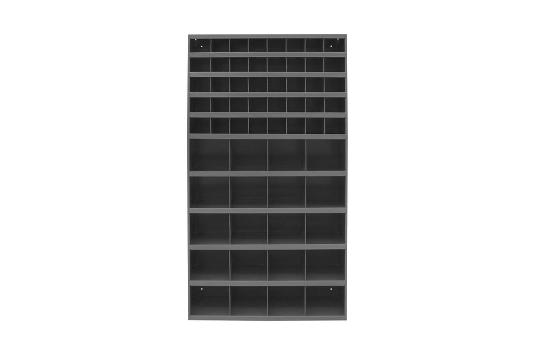 730-95 12" Deep, Tall 60 Opening Bin, Gray