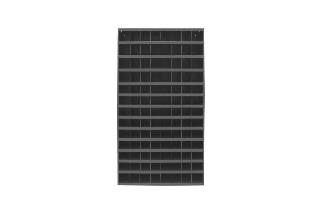 740-95 12" Deep, Tall 104 Opening Bin, Gray