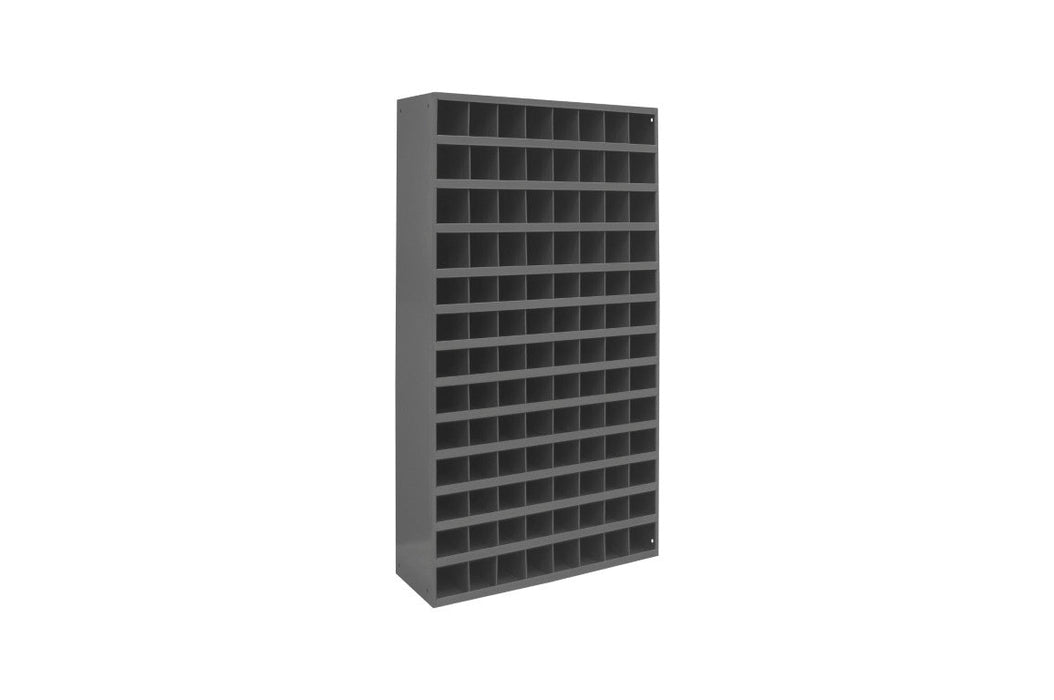 740-95 12" Deep, Tall 104 Opening Bin, Gray