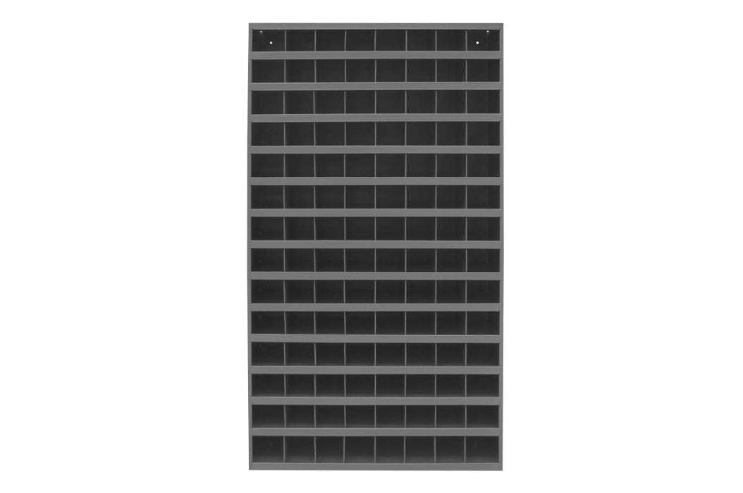 745-95 12" Deep, Tall 112 Opening Bin, Gray