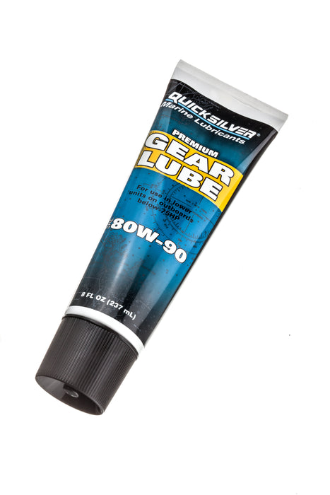 Quicksilver 80W-90 Premium Gear Lube for Outboards and Sterndrives, 8 oz